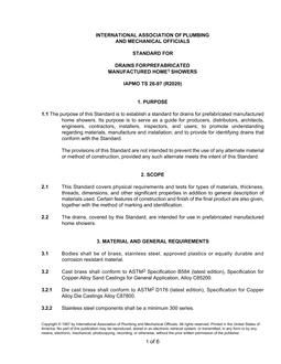 IAPMO TS 26-97e1 (R2020)