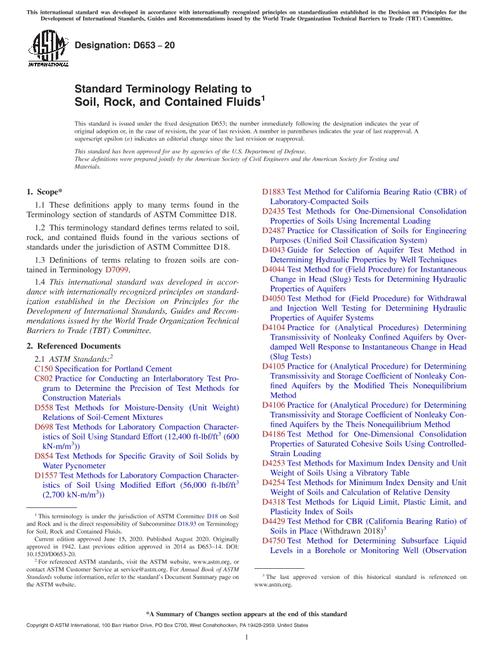 ASTM D653-20