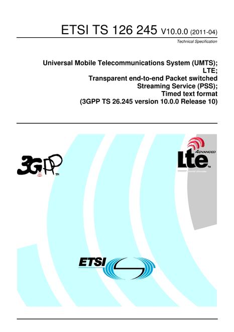 ETSI TS 126 245