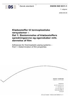 DANSK DS/EN ISO 9311-1