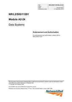 NR NR/L2/SIG/11201/MOD A2-24 ISSUE 1