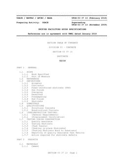 ARMY UFGS-03 37 13