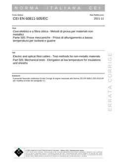 CEI EN 60811-505