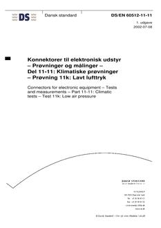 DANSK DS/EN 60512-11-11