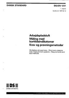 DANSK DS/EN 1231