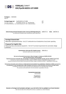 DANSK DSF/FPREN 60255-127