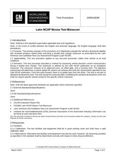 GMW GMW18248 + SUPPLEMENT(S)