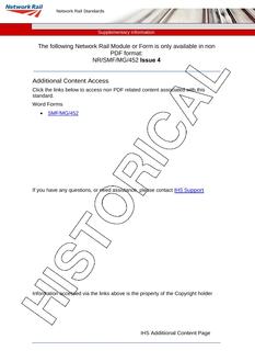 NR SMF/MG/452 ISSUE 4