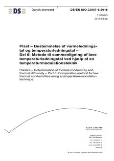 DANSK DS/EN ISO 22007-6