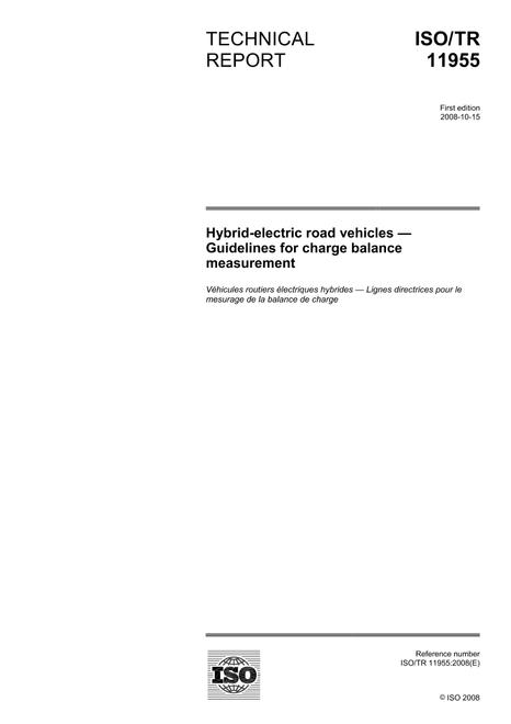 ISO/TR 11955:2008