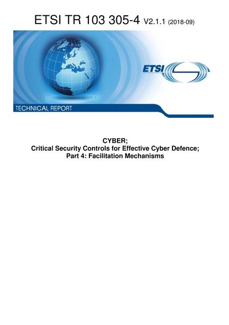 ETSI TR 103 305-4