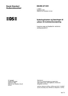 DANSK DS/EN 27931