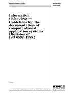 BS ISO/IEC 6592:2000
