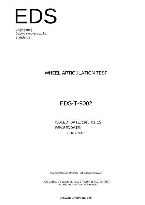 GMKOREA EDS-T-9002