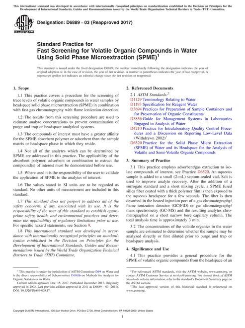 ASTM D6889-03(2017)