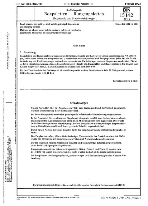 DIN 15142-1