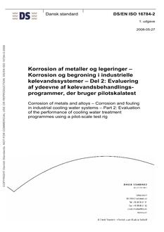DANSK DS/EN ISO 16784-2