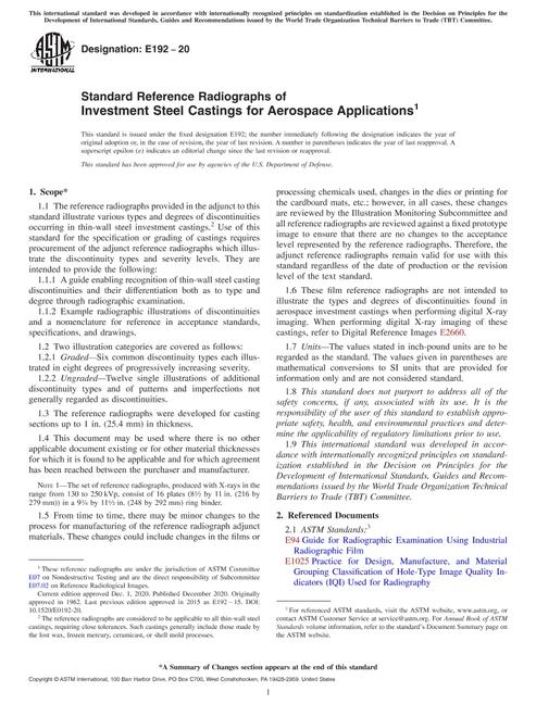 ASTM E192-20