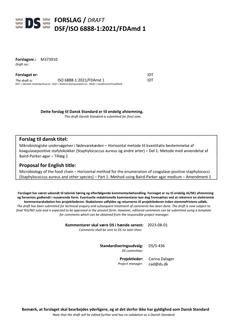 DANSK DSF/ISO 6888-1/FDAMD 1