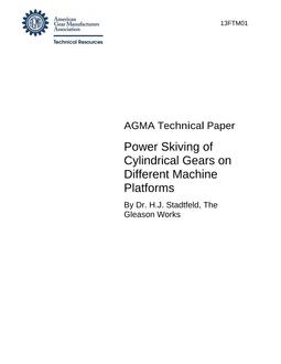 AGMA 13FTM01