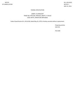 FAS W-L-00116/3C CANC NOTICE 1