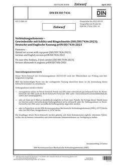 DIN EN ISO 7436 - DRAFT