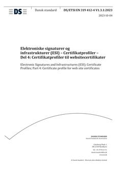 DANSK DS/ETSI EN 319 412-4 V1.3.1