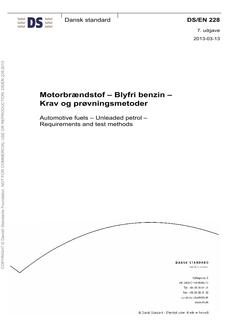 DANSK DS/EN 228