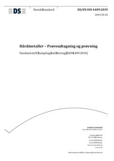 DANSK DS/EN ISO 4489