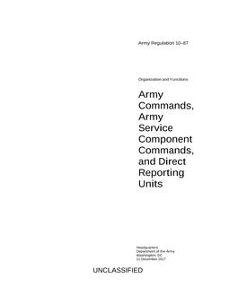 ARMY AR 10-87