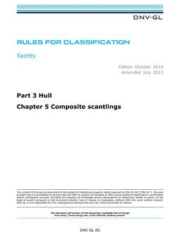 DNV DNVGL-RU-YACHT PART 3 CHAPTER 5