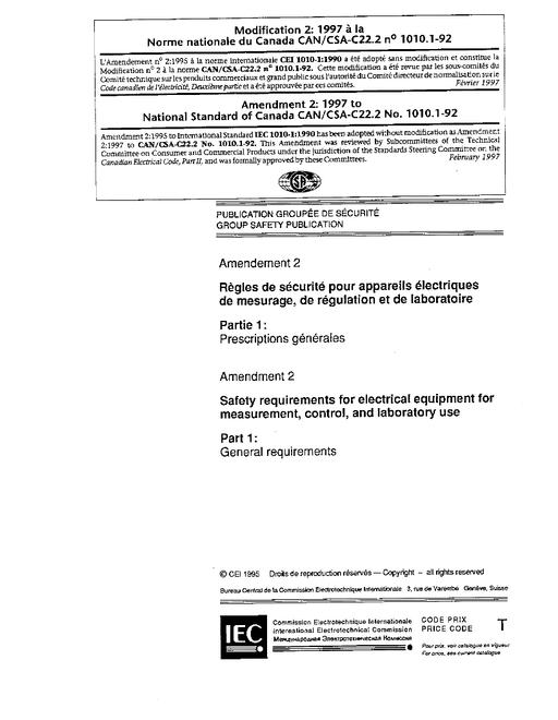 CAN/CSA C22.2 NO. 1010.1B-92