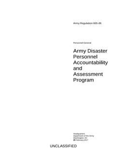 ARMY AR 600-86