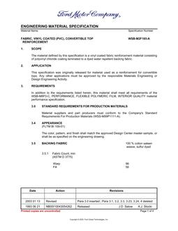 FORD WSB-M2F185-A