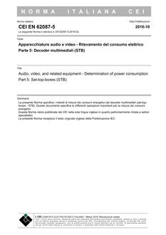 CEI EN 62087-5