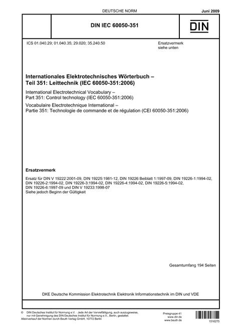 DIN IEC 60050-351