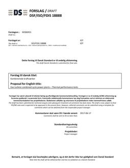 DANSK DSF/ISO/FDIS 18888
