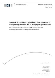 DANSK DS/ISO 4625-1