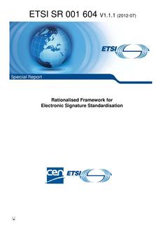 ETSI SR 001 604