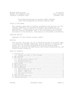 IETF RFC 4309