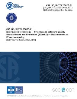 CAN/CSA-ISO/IEC TS 25025:21