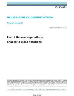 DNV DNVGL-RU-NAVAL PART 1 CHAPTER 2