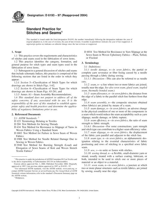 ASTM D6193-97(2004)