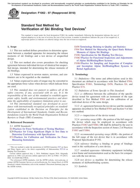 ASTM F1062-97(2018)