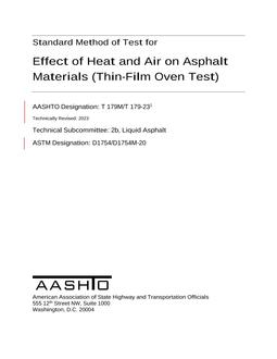 AASHTO T 179M/T 179-23