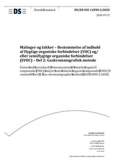 DANSK DS/EN ISO 11890-2