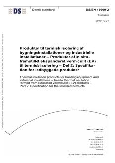DANSK DS/EN 15600-2