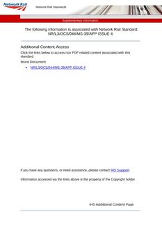 NR NR/L3/OCS/044/MS-39/APP ISSUE 4