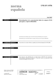 AENOR UNE-EN 14756