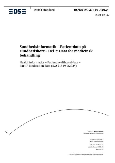 DANSK DS/EN ISO 21549-7